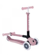 Globber Trotineta Junior ECO Mov Liliac pliabila ghidon din aluminiu reglabil roti cu Led greutate admisa 50 kg