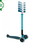 Globber Trotineta pentru copii Ace Lights ghidon reglabil 5 nivele greutate maxima 100 kg rulmenti ABEC 9 culoare albastra