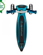 Globber Trotineta pentru copii Ace Lights ghidon reglabil 5 nivele greutate maxima 100 kg rulmenti ABEC 9 culoare albastra