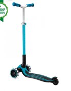 Globber Trotineta pentru copii Ace Lights ghidon reglabil 5 nivele greutate maxima 100 kg rulmenti ABEC 9 culoare albastra