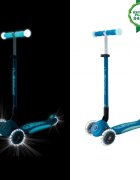 Globber Trotineta pentru copii Elite Glow Albastru ghidon ajustabil 4 nivele pliabila rulmenti ABEC 9