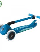 Globber Trotineta pentru copii Elite Glow Albastru ghidon ajustabil 4 nivele pliabila rulmenti ABEC 9