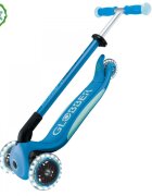 Globber Trotineta pentru copii Elite Glow Albastru ghidon ajustabil 4 nivele pliabila rulmenti ABEC 9
