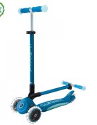 Globber Trotineta pentru copii Elite Glow Albastru ghidon ajustabil 4 nivele pliabila rulmenti ABEC 9