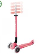 Globber Trotineta pentru copii Elite Glow Roz ghidon ajustabil 4 nivele pliabila rulmenti ABEC 9
