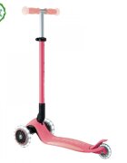 Globber Trotineta pentru copii Elite Glow Roz ghidon ajustabil 4 nivele pliabila rulmenti ABEC 9