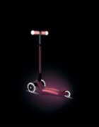 Globber Trotineta pentru copii Elite Glow Roz ghidon ajustabil 4 nivele pliabila rulmenti ABEC 9