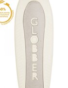 Globber Trotineta pentru copii Junior Crem pliabila ecologica ghidon ajustabil pe 3 nivele roti cu lumini LED rulmenti ABEC 9