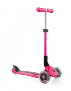 Globber Trotineta pentru copii Junior Roz pliabila platforma antiderapanta ghidon din aluminiu reglabil greutate admisa 50 kg