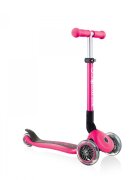 Globber Trotineta pentru copii Junior Roz pliabila platforma antiderapanta ghidon din aluminiu reglabil greutate admisa 50 kg