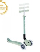 Globber Trotineta pentru copii Primo Fistic ecologica pliabila cu roti LED ghidon ajustabil pe 3 nivele rulmenti ABEC 9
