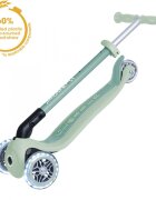 Globber Trotineta pentru copii Primo Fistic ecologica pliabila cu roti LED ghidon ajustabil pe 3 nivele rulmenti ABEC 9