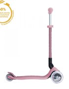 Globber Trotineta pentru copii Primo Roz Pal ecologica pliabila cu roti LED ghidon ajustabil pe 3 nivele rulmenti ABEC 9