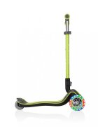 Globber Trotineta pliabila Elite Deluxe Lights Verde roti LED pliabila din aluminiu ghidon reglabil greutate suportata 50 kg varsta 3 ani+