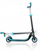 Globber Trotineta pliabila Flow 125 Albastra ghidon reglabil platforma antiderapanta greutate admisa 100 kg