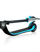 Globber Trotineta pliabila Flow 125 Albastra ghidon reglabil platforma antiderapanta greutate admisa 100 kg