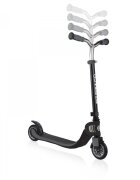 Globber Trotineta pliabila Flow 125 Gri-Negru ghidon reglabil platforma antiderapanta greutate admisa 100 kg