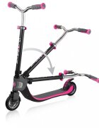Globber Trotineta pliabila Flow 125 Roz ghidon reglabil platforma antiderapanta greutate admisa 100 kg