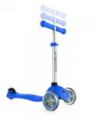 Globber Trotineta Primo Albastra ghidon reglabil platforma antiderapanta greutate suportata 50 kg varsta 3 ani+