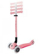 Globber Trotineta Primo roz pastel cu lumini pliabila greutate admisa 50 kg