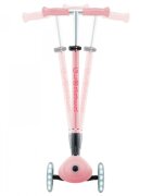 Globber Trotineta Primo roz pastel cu lumini pliabila greutate admisa 50 kg