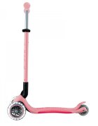Globber Trotineta Primo roz pastel cu lumini pliabila greutate admisa 50 kg
