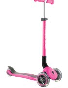 Globber Trotineta Primo roz pliabila ghidon reglabil platforma antiderapanta greutate suportata 50 kg varsta 3 ani+