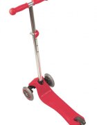 Globber Trotineta Primo V2 Lights rosie cu 3 roti LED ghidon reglabil platforma antiderapanta greutate admisa 50 kg