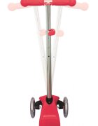 Globber Trotineta Primo V2 Lights rosie cu 3 roti LED ghidon reglabil platforma antiderapanta greutate admisa 50 kg