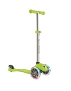 Globber Trotineta Primo V2 Lights verde cu 3 roti LED ghidon reglabil platforma antiderapanta greutate admisa 50 kg