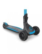 Globber Trotineta Ultimum albastra pliabila ghidon reglabil design ergonomic platforma antialunecare greutate admisa 100 kg varsta 5 ani+
