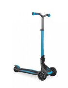 Globber Trotineta Ultimum albastra pliabila ghidon reglabil design ergonomic platforma antialunecare greutate admisa 100 kg varsta 5 ani+