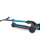 Globber Trotineta Ultimum albastra pliabila ghidon reglabil design ergonomic platforma antialunecare greutate admisa 100 kg varsta 5 ani+