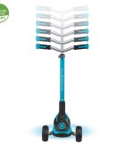 Globber Trotineta Ultimum Lights pentru copii adolescenti si adulti ghidon reglabil pe 6 nivele greutate maxima 100 kg rulmenti ABEC 9