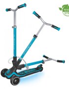 Globber Trotineta Ultimum Lights pentru copii adolescenti si adulti ghidon reglabil pe 6 nivele greutate maxima 100 kg rulmenti ABEC 9