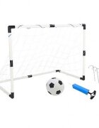Globo Poarta de fotbal din plastic pentru copii WToy cu minge si pompa inclusa