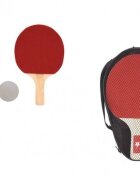 Globo Set 2 palete ping pong in husa cu 2 mingi incluse