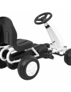 Gokart Kart cu pedale alb
