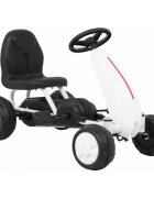 Gokart Kart cu pedale alb