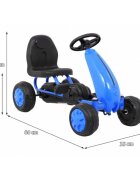 Gokart Kart cu pedale albastru