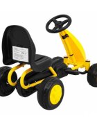 Gokart Kart cu pedale galben
