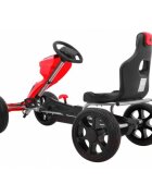 Gokart Kart cu pedale si roti Eva 3 ani+ Grand Ride rosu