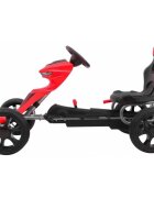 Gokart Kart cu pedale si roti Eva 3 ani+ Grand Ride rosu