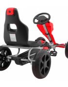 Gokart Kart cu pedale si roti Eva 3 ani+ Grand Ride rosu