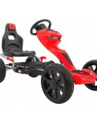 Gokart Kart cu pedale si roti Eva 3 ani+ Grand Ride rosu
