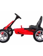 Gokart Kart cu pedale si roti gonflabile 3 ani+ Star rosu