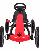 Gokart Kart cu pedale si roti gonflabile 3 ani+ Star rosu