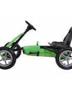 Gokart Kart cu pedale si roti gonflabile 3 ani+ Star verde