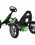 Gokart Kart cu pedale si roti gonflabile 3 ani+ Star verde