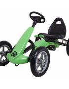 Gokart Kart cu pedale si roti gonflabile 3 ani+ Star verde